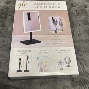 GloTech Adjustable LED Mirror White